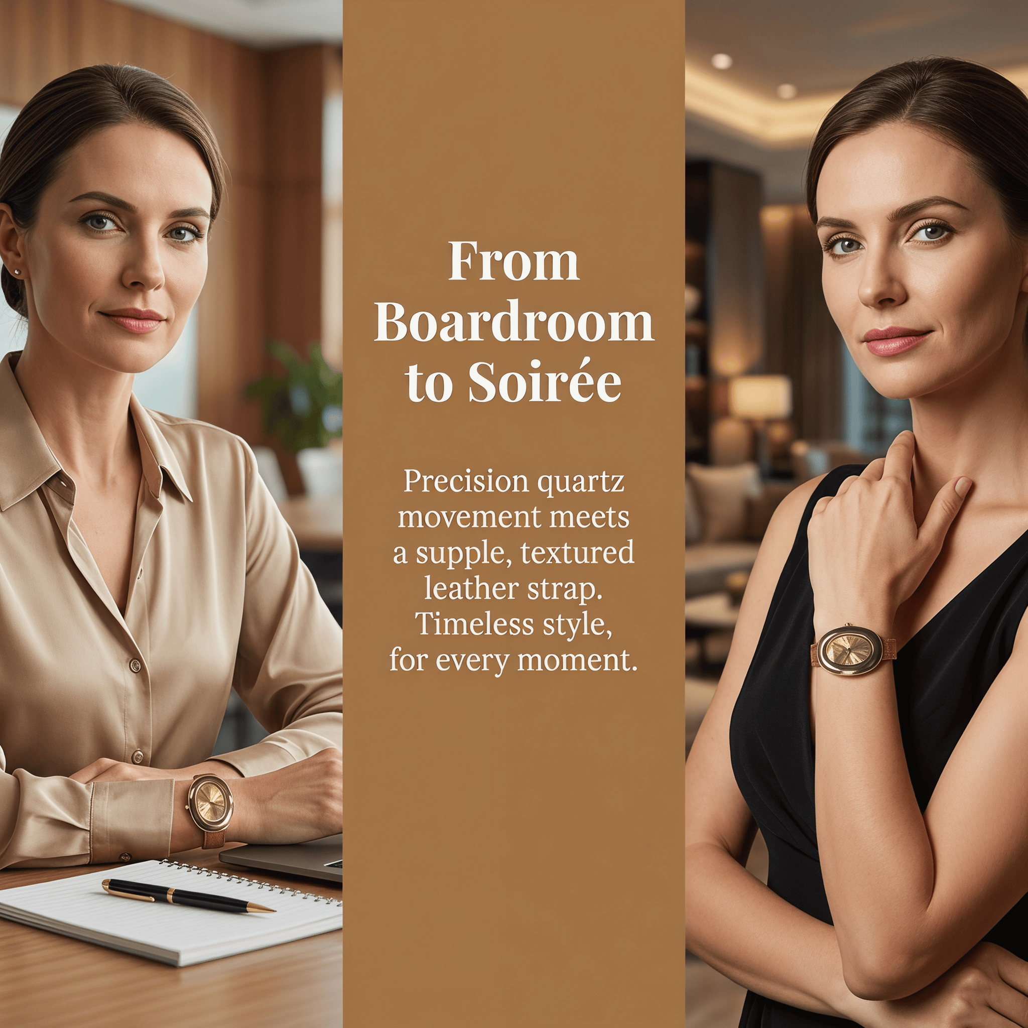 Gold Watches for Women with Vintage Rectangular Case,White Roman Dial,Stainless Steel Band,Adjustment Tool Included,Water Resistant