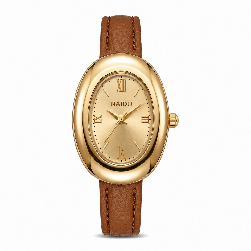 Gold Watches for Women with Vintage Rectangular Case,White Roman Dial,Stainless Steel Band,Adjustment Tool Included,Water Resistant