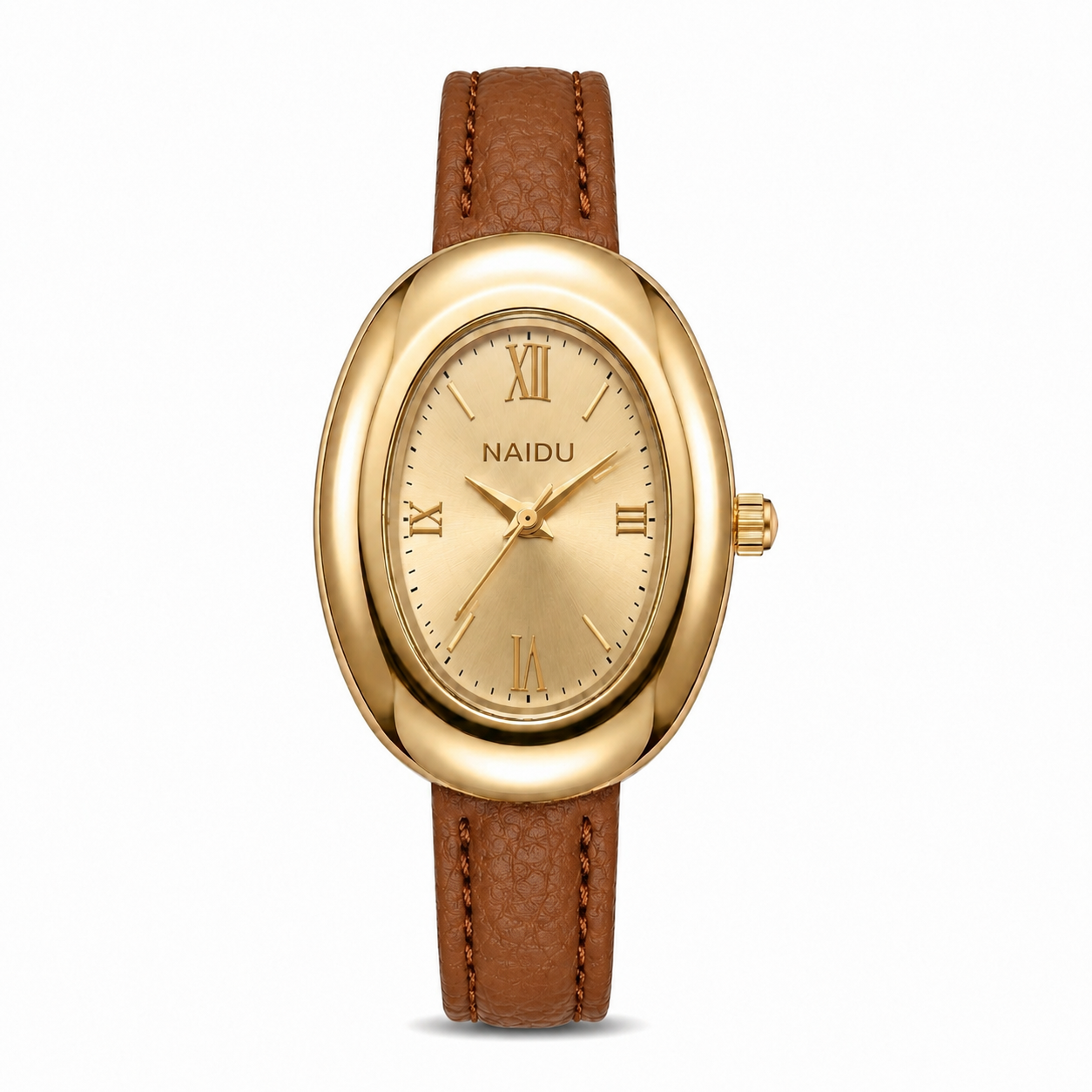 Gold Watches for Women with Vintage Rectangular Case,White Roman Dial,Stainless Steel Band,Adjustment Tool Included,Water Resistant