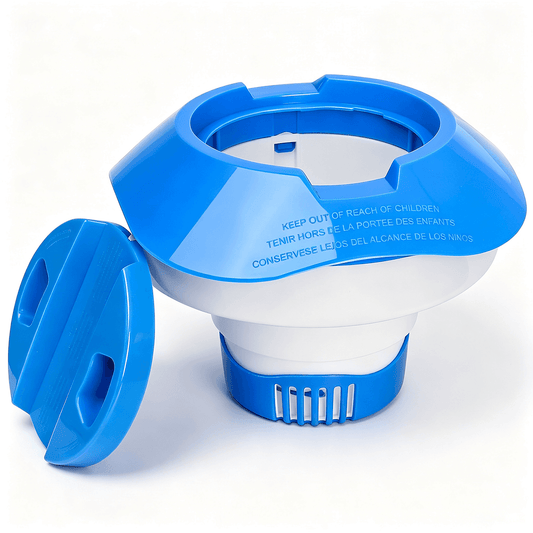 Floating Pool Chemical Feeder - Chlorine Dispenser for Above Ground Pools