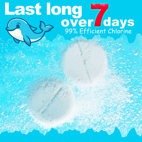 50 lbs 3 Inch Stabilized Chlorine Tablets for Sanitizing Swimming Pools