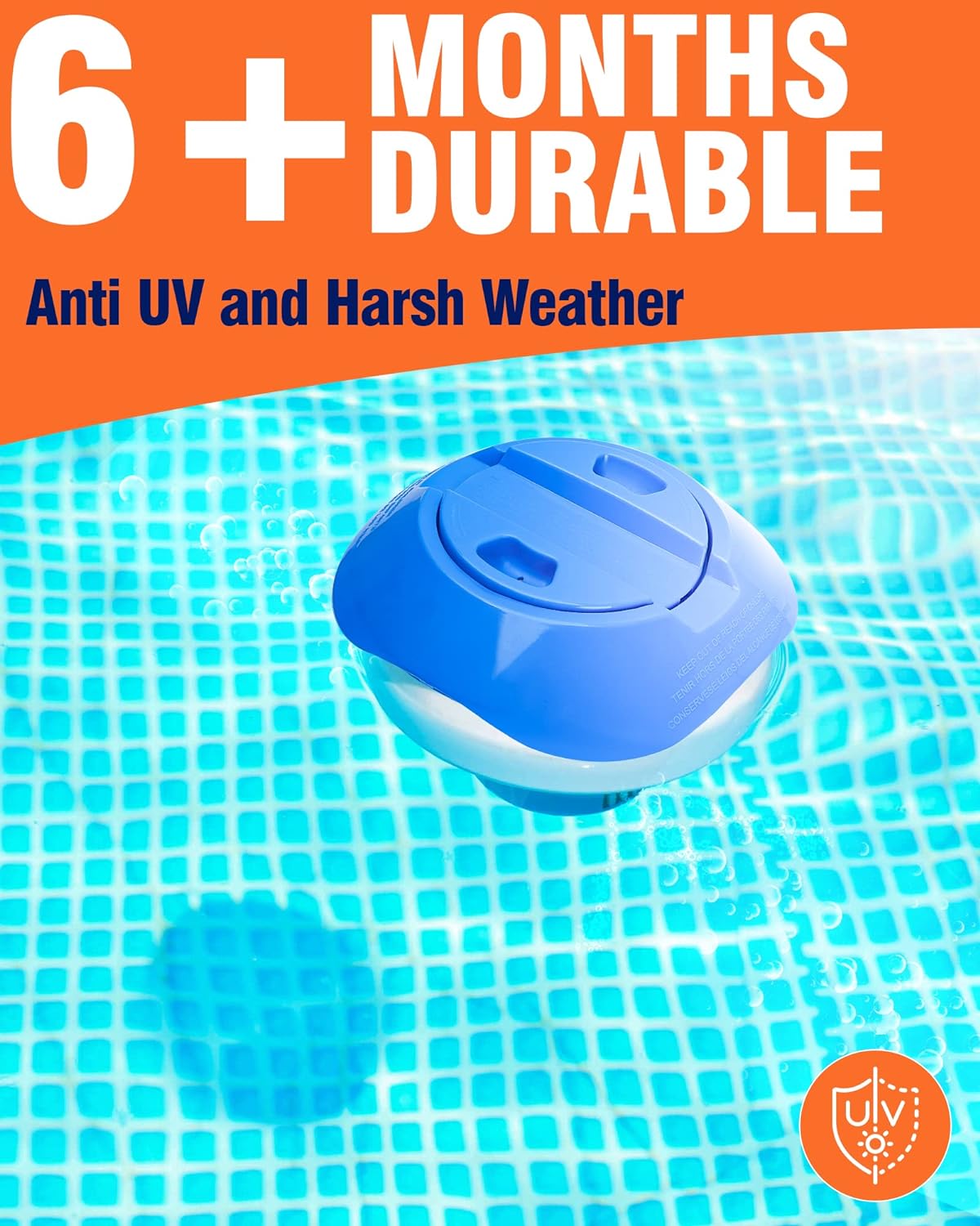 Floating Pool Chemical Feeder - Chlorine Dispenser for Above Ground Pools