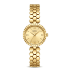 Watches for Women Vintage Bracelet Roman Dial Rectangular Case Gold Watch Waterproof with Tools